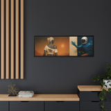 54 Mondays™ Project | Out of Orbit Out of Reach – Beverly Hills Edition | Cosmic Noir Wall Art | Limited Gold Max Fuega™ Signature | FSC-Certified Framed Matte Canvas