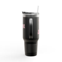 Hope Insulated Travel Mug – 40oz Stainless Steel Tumbler with Handle | Motivational Hot & Cold Cup for Cancer Survivors, Supporters, or Everyday Warriors