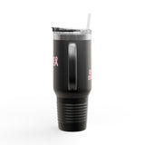 Hope Insulated Travel Mug – 40oz Stainless Steel Tumbler with Handle | Motivational Hot & Cold Cup for Cancer Survivors, Supporters, or Everyday Warriors