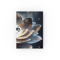 54 Mondays Project™ | @MaxGardenGalax | Cosmic Bloom Celestial Flower Hard Backed Journal | Inspiration for Dreamers (Blank) | Moon 001
