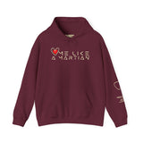 Brown hoodie with 'Kikay Vibes' text design on a white background