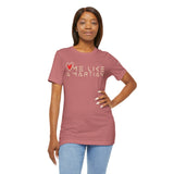 Love Me Like a Martian™ T-Shirt – Unisex Jersey Graphic Tee | Logic & Love Collection