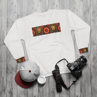 Buy Martian Merch™ | IronEagle 47 African Art Deco Unisex Sweatshirt | Sun of Mars (Red, Gold, Black)