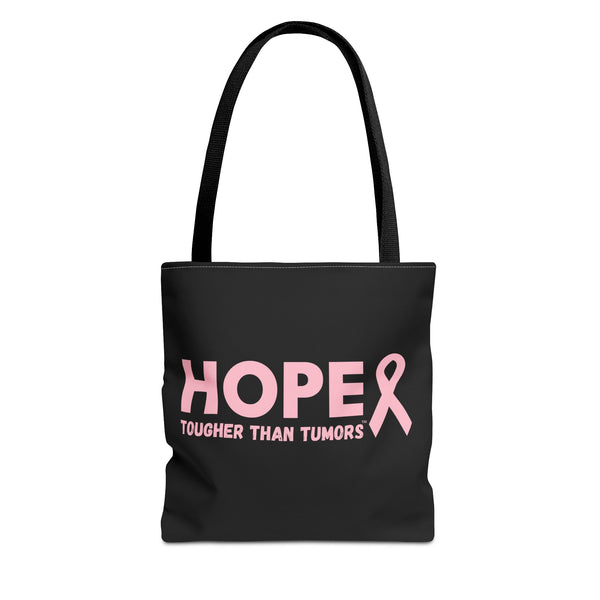 Supportive Breast Cancer Awareness Tote – Double-Sided  “Tougher Than Tumors” + “Queens Don’t Quit” Design | Gift Bag for Survivors, Fighters & Supporters