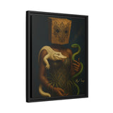 54 Mondays™ Project | Stormtide Serpentine – Beverly Hills Edition | Cosmic Noir Wall Art | Limited Gold Max Fuega™ Signature | FSC-Certified Framed Matte Canvas