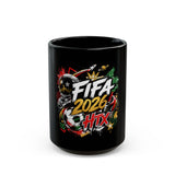 FIFA 2026 HTX Black Coffee Mug – Soccer World Cup Fan Gift (11oz/15oz)
