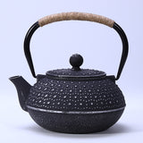 @BuyMartianHome | 30 oz Cast Iron Tetsubin Teapot | Japanese Style Hand-Painted Tea Kettle for Loose Leaf Tea | Traditional Iron Tea Pot | For Tea Lovers