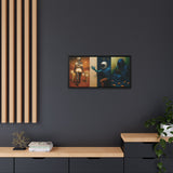 54 Mondays™ Project | Out Sight Out of Mind Out of Love – Beverly Hills Edition | Cosmic Noir Triptych | Limited Gold Max Fuega™ Signature | FSC-Certified Framed Matte Canvas