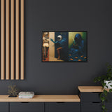 54 Mondays™ Project | Out Sight Out of Mind Out of Love – Beverly Hills Edition | Cosmic Noir Triptych | Limited Gold Max Fuega™ Signature | FSC-Certified Framed Matte Canvas