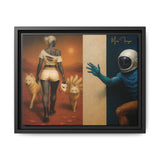 54 Mondays™ Project | Out of Orbit Out of Reach – Beverly Hills Edition | Cosmic Noir Wall Art | Limited Gold Max Fuega™ Signature | FSC-Certified Framed Matte Canvas