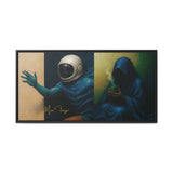 54 Mondays™ Project | Out of Sync Out of Touch – Beverly Hills Edition | Cosmic Noir Wall Art | Limited Gold Max Fuega™ Signature | FSC-Certified Framed Matte Canvas