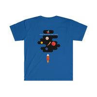 Your Fave Travel Tee | Rocket Panda Unisex T-Shirt (Legacy Layered Version) | Various Colors