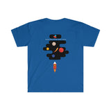 Your Fave Travel Tee | Rocket Panda Unisex T-Shirt (Legacy Layered Version) | Various Colors