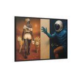 54 Mondays™ Project | Out of Orbit Out of Reach – Beverly Hills Edition | Cosmic Noir Wall Art | Limited Gold Max Fuega™ Signature | FSC-Certified Framed Matte Canvas