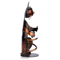 For Wine Lovers | @BuyMartianHome Iron Sculpture Cat Shaped Wine Holder