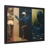 54 Mondays™ Project | Out Sight Out of Mind Out of Love – Beverly Hills Edition | Cosmic Noir Triptych | Limited Gold Max Fuega™ Signature | FSC-Certified Framed Matte Canvas