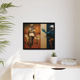 54 Mondays™ Project | Out of Orbit Out of Reach – Beverly Hills Edition | Cosmic Noir Wall Art | Limited Gold Max Fuega™ Signature | FSC-Certified Framed Matte Canvas