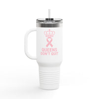 Hope Insulated Travel Mug – 40oz Stainless Steel Tumbler with Handle | Motivational Hot & Cold Cup for Cancer Survivors, Supporters, or Everyday Warriors