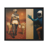 54 Mondays™ Project | Out of Orbit Out of Reach – Beverly Hills Edition | Cosmic Noir Wall Art | Limited Gold Max Fuega™ Signature | FSC-Certified Framed Matte Canvas