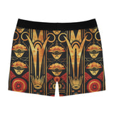 Buy Martian Merch™ | IronEagle 47 African Art Deco Men's Boxer Briefs | Sun of Mars (Red, Gold, Black)