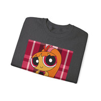 Your Fave Travel Merch | Blossom Pink Anime Plaid Unisex Sweatshirt (Various Colors)