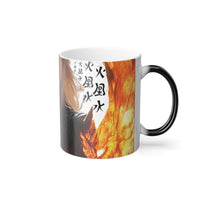 54 Mondays Project™ | The Saucy Martian™ | BattleScar Galactica™ Color Morphing Mug, 11oz | (@AI_FusionPhoenix Anime Variation 001)