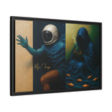 54 Mondays™ Project | Out of Sync Out of Touch – Beverly Hills Edition | Cosmic Noir Wall Art | Limited Gold Max Fuega™ Signature | FSC-Certified Framed Matte Canvas