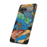 Indigenous Blue Google Pixel Tough Cases – Artistic Protective Covers | Fits Pixel 3 to Pixel 9 Pro | Licensed Design by Quuban Quinterro™