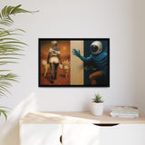 54 Mondays™ Project | Out of Orbit Out of Reach – Beverly Hills Edition | Cosmic Noir Wall Art | Limited Gold Max Fuega™ Signature | FSC-Certified Framed Matte Canvas