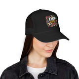 FIFA 2026 HTX Trucker Hat — Colorful Soccer Tournament Foam Cap