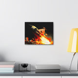 Buy Martian Merch ™ | Space City HTX MJM | Mars (Steampunk Rocket) Premium Gallery Wrap (Various Sizes)