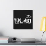 Buy Martian Merch ™ |  Fit Goddess Tribe ™ | The Sky Is Just What I Stand On Premium Squared Gallery Wrap