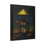 54 Mondays™ Project | False Calm Fiale – Beverly Hills Edition | Cosmic Noir Wall Art | Limited Gold Max Fuega™ Signature | FSC-Certified Framed Matte Canvas