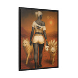 54 Mondays™ Project | Return To Nowhere – Beverly Hills Edition | Cosmic Noir Wall Art | Limited Gold Max Fuega™ Signature | FSC-Certified Framed Matte Canvas