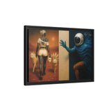 54 Mondays™ Project | Out of Orbit Out of Reach – Beverly Hills Edition | Cosmic Noir Wall Art | Limited Gold Max Fuega™ Signature | FSC-Certified Framed Matte Canvas