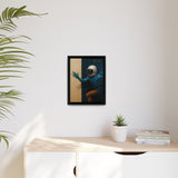 54 Mondays™ Project | Taffy Tidewater – Beverly Hills Edition | AstroHollow Cosmic Noir Wall Art | Limited Gold Max Fuega™ Signature | FSC-Certified Framed Matte Canvas