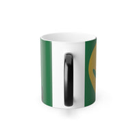 @BuyMartianHome Abstract Alien Buy Martian Merch™ Color Morphing Mug, 11oz (Green & Gold)