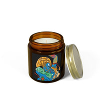 Indigenous Blue Candle – 9oz Coconut Apricot Wax withUp To  20hr Burn | Relaxing Gift for Home, Decor & Self-Care Moments