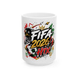 FIFA 2026 HTX Soccer Ceramic Mug — World Cup Fan Coffee Cup (11oz & 15oz) II