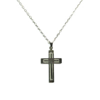 @BuyMartianJewelry | M633™ God First Unisex Glow Light Stainless Steel Cross Necklace