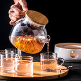 For Tea Lovers | @BuyMartian Modern Martian Pao Hua Teapot Set | Heat Resistant Glass | Candle Tealight Heating (No Electricity Needed - Great for Emergencies) | Herbal & Fruit Tea | Great Gift