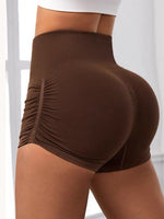 @TheSaucyMartian | Scrunch Butt Lifting Shorts for Women – High-Waisted Seamless Yoga Biker Shorts | Tummy Control Gym Wear