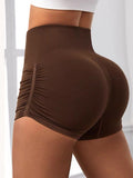 @TheSaucyMartian | Scrunch Butt Lifting Shorts for Women – High-Waisted Seamless Yoga Biker Shorts | Tummy Control Gym Wear