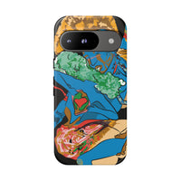 Indigenous Blue Google Pixel Tough Cases – Artistic Protective Covers | Fits Pixel 3 to Pixel 9 Pro | Licensed Design by Quuban Quinterro™