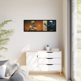 54 Mondays™ Project | Out of Orbit Out of Reach – Beverly Hills Edition | Cosmic Noir Wall Art | Limited Gold Max Fuega™ Signature | FSC-Certified Framed Matte Canvas