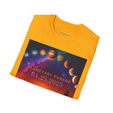 54 Mondays Project™ | @MaxGardenGalax | @BuyMartianHome Planetary Parade 01.25.25 Unisex Softstyle T-Shirt