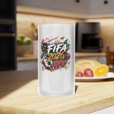 FIFA 2026 HTX Frosted Glass Beer Mug — Soccer Tournament Fan Pint
