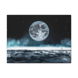 Buy Martian Merch ™ | Space City HTX MJM | Atmospheric Moon Premium Gallery Wrap (Various Sizes)