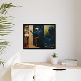 54 Mondays™ Project | Out Sight Out of Mind Out of Love – Beverly Hills Edition | Cosmic Noir Triptych | Limited Gold Max Fuega™ Signature | FSC-Certified Framed Matte Canvas