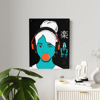 BubblePopElectric by Buy Martian Merch™ Premium Gloss Acrylic Wall Art Featuring The Saucy Martian™ – Vivid. Water-Resistant. Gallery Ready.(11x14, 14x11, 16x20, 20x16)